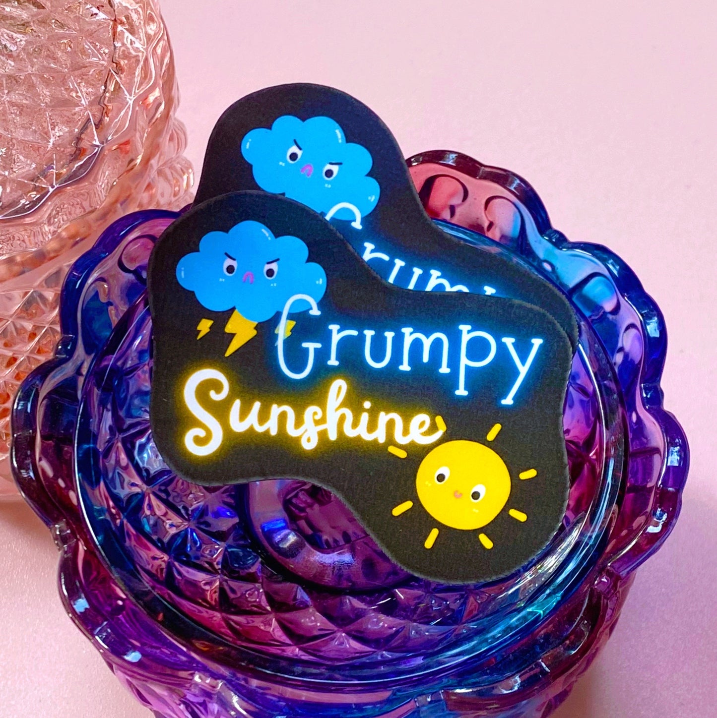 Grumpy Sunshine | Waterproof Sticker - Inkwell & Ivy