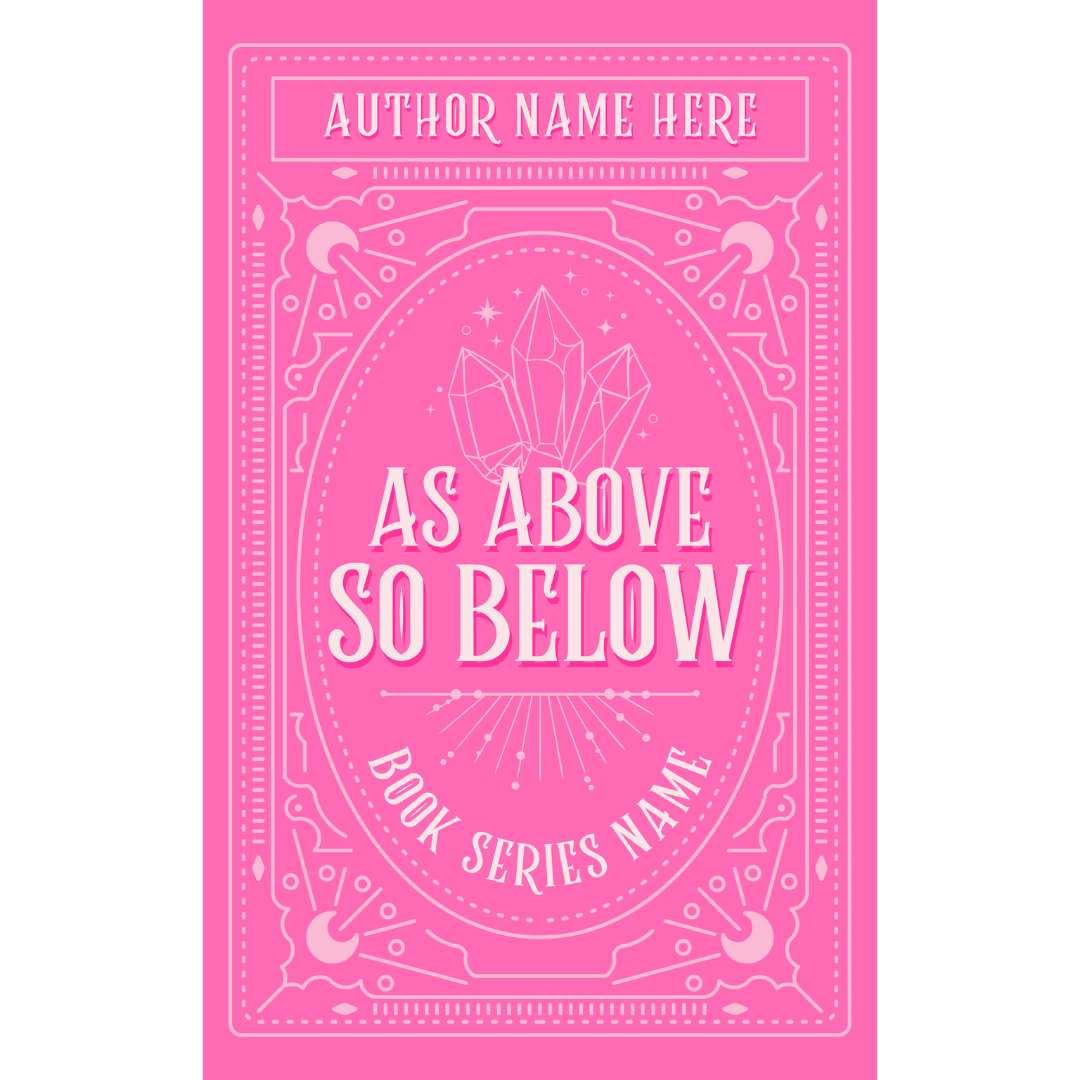 As Above | Premade Book Cover - Inkwell & Ivy