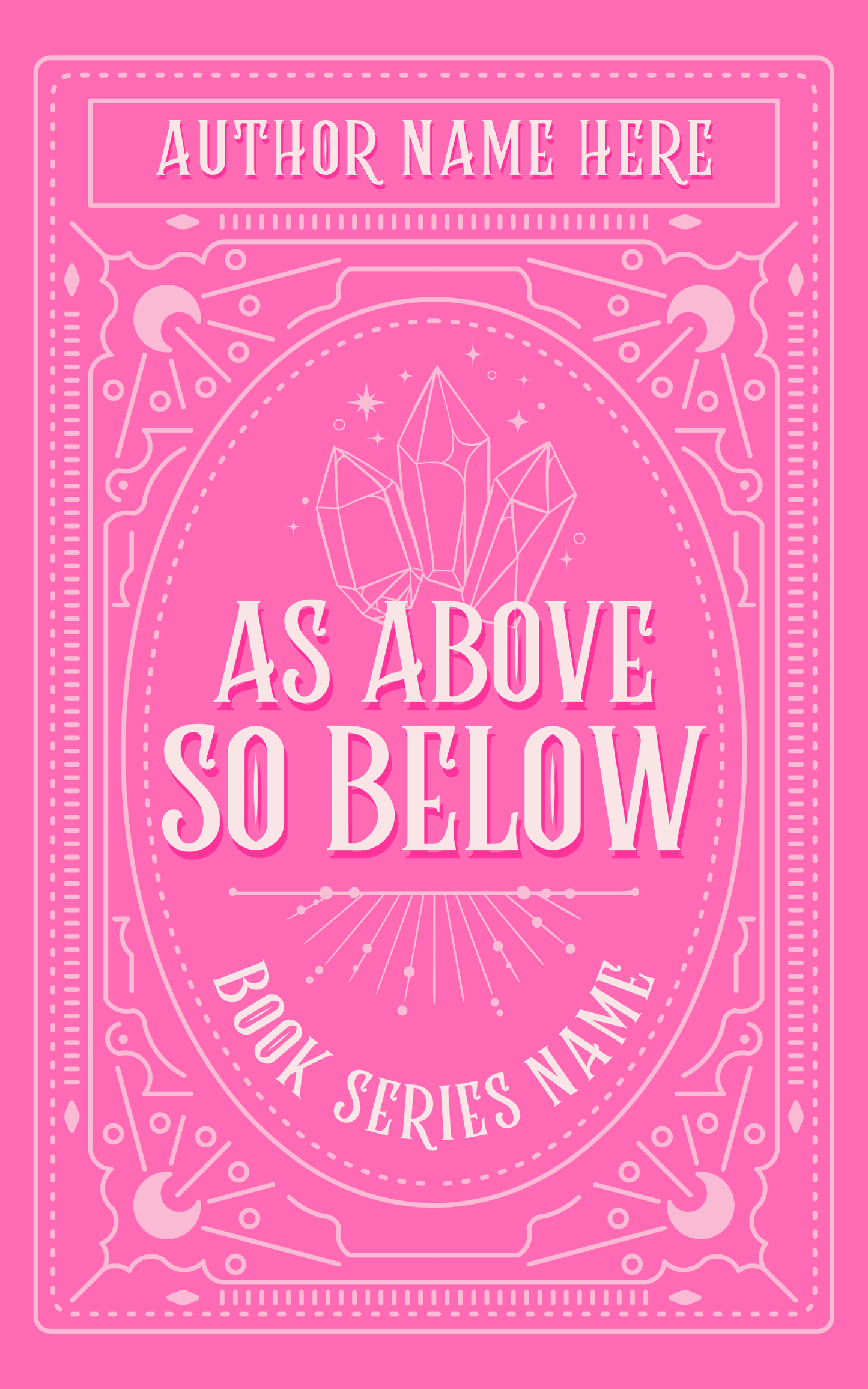 As Above | Premade Book Cover - Inkwell & Ivy