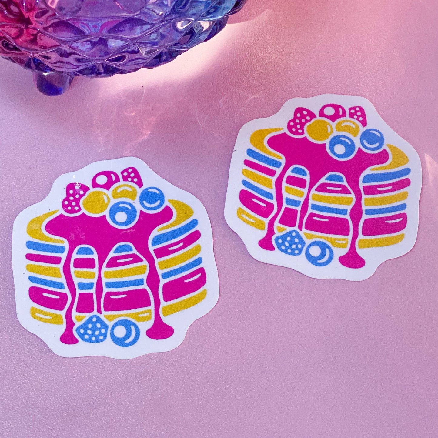Pancake Pansexual | Waterproof Sticker - Inkwell & Ivy