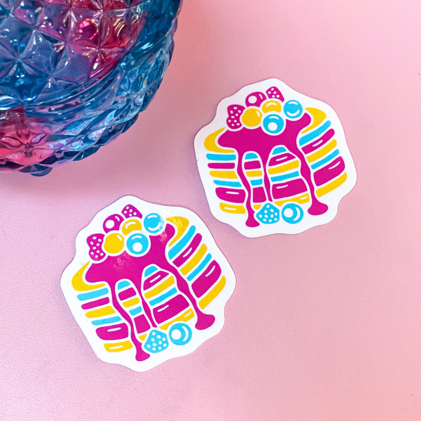 Pancake Pansexual | Waterproof Sticker - Inkwell & Ivy