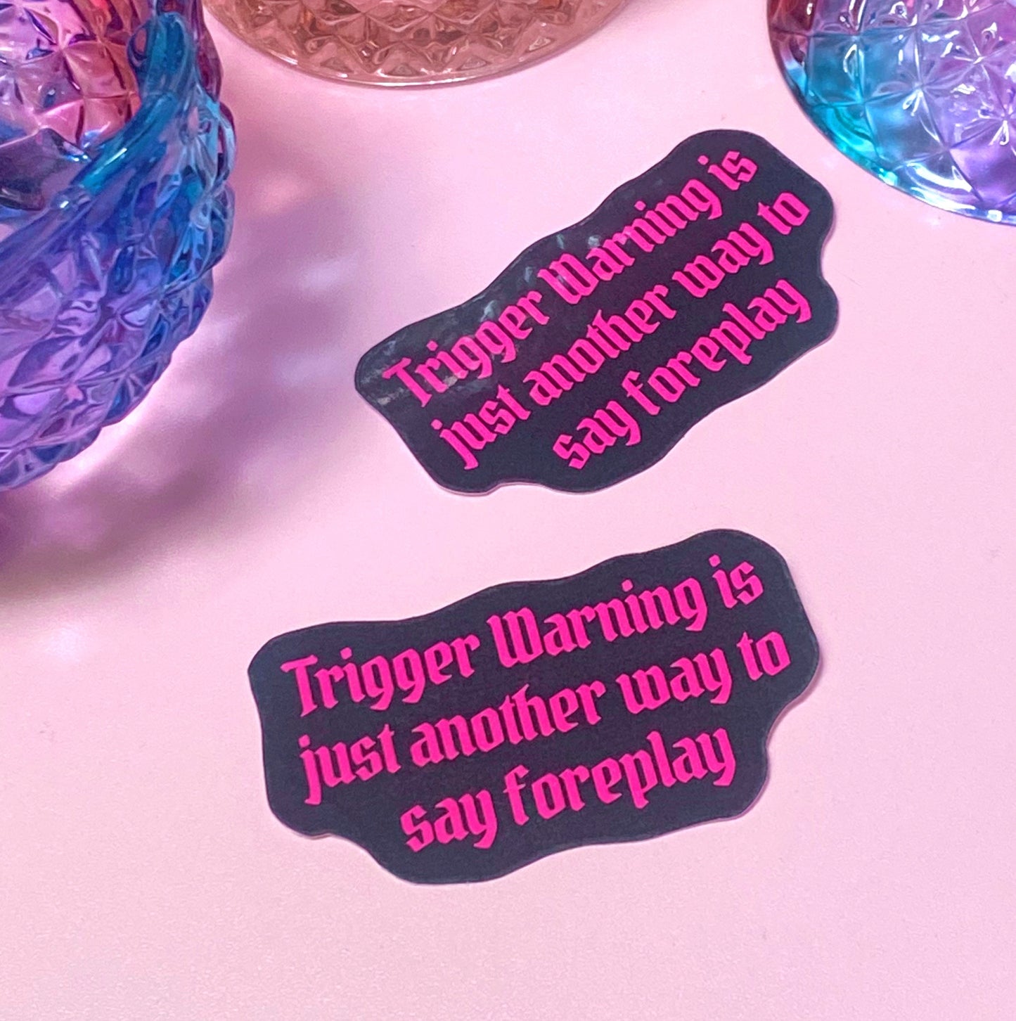 Trigger Warning | Waterproof Sticker - Inkwell & Ivy