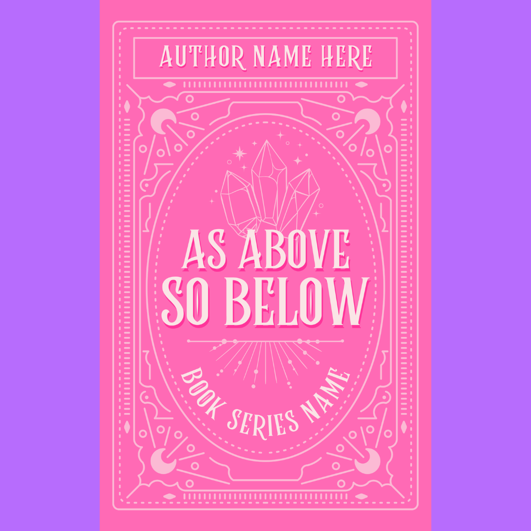 As Above | Premade Book Cover - Inkwell & Ivy