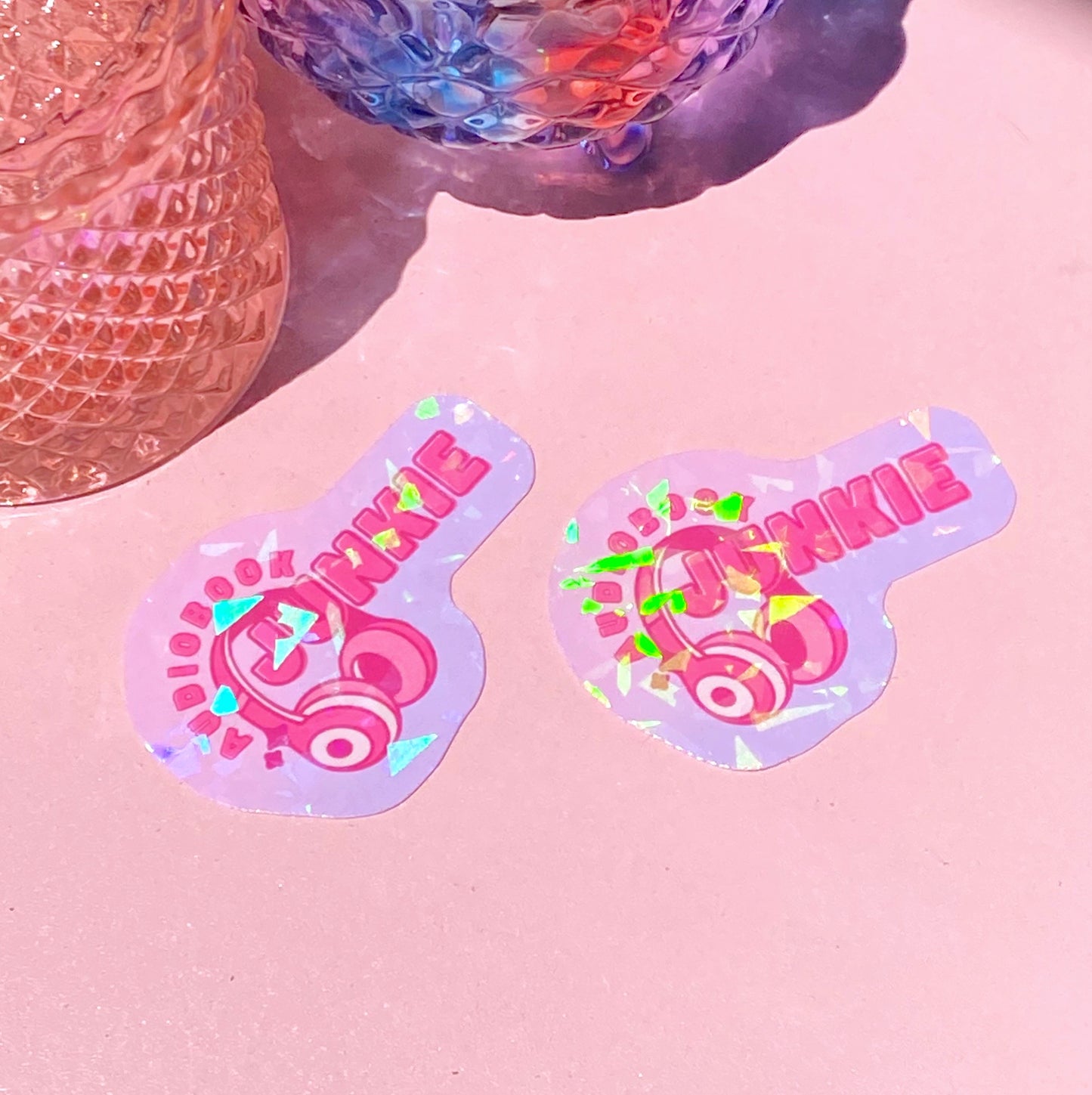 Audiobook | Holographic Sticker - Inkwell & Ivy