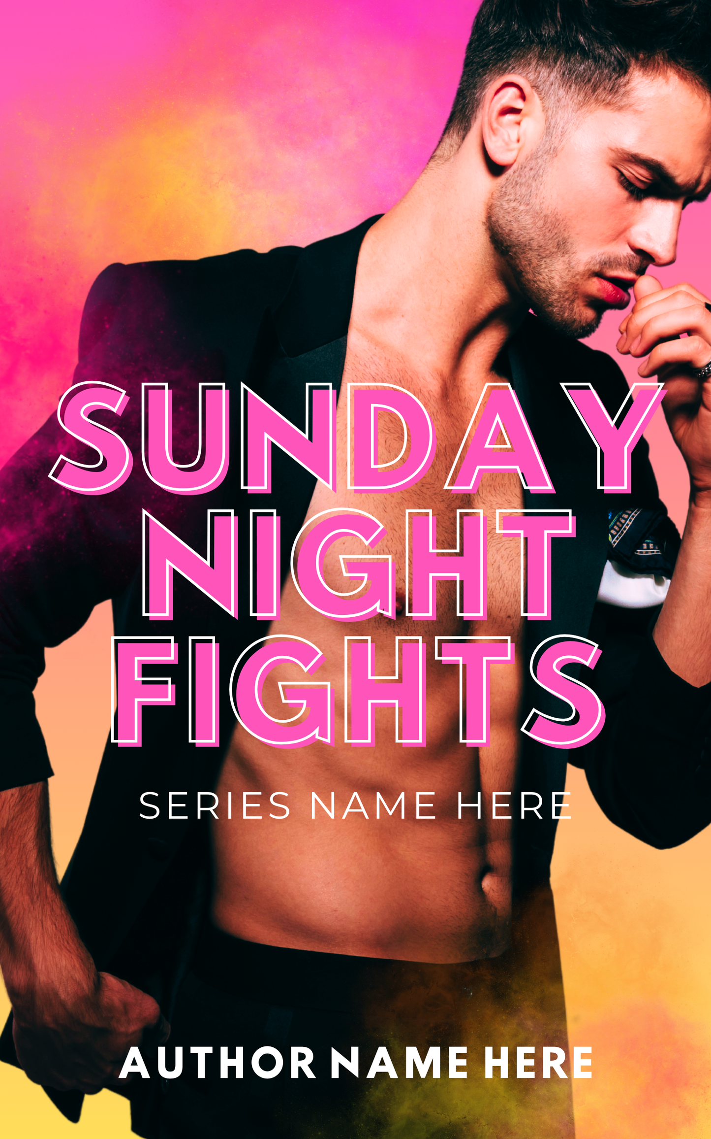 Sunday Night Fights | Premade Book Cover - Inkwell & Ivy