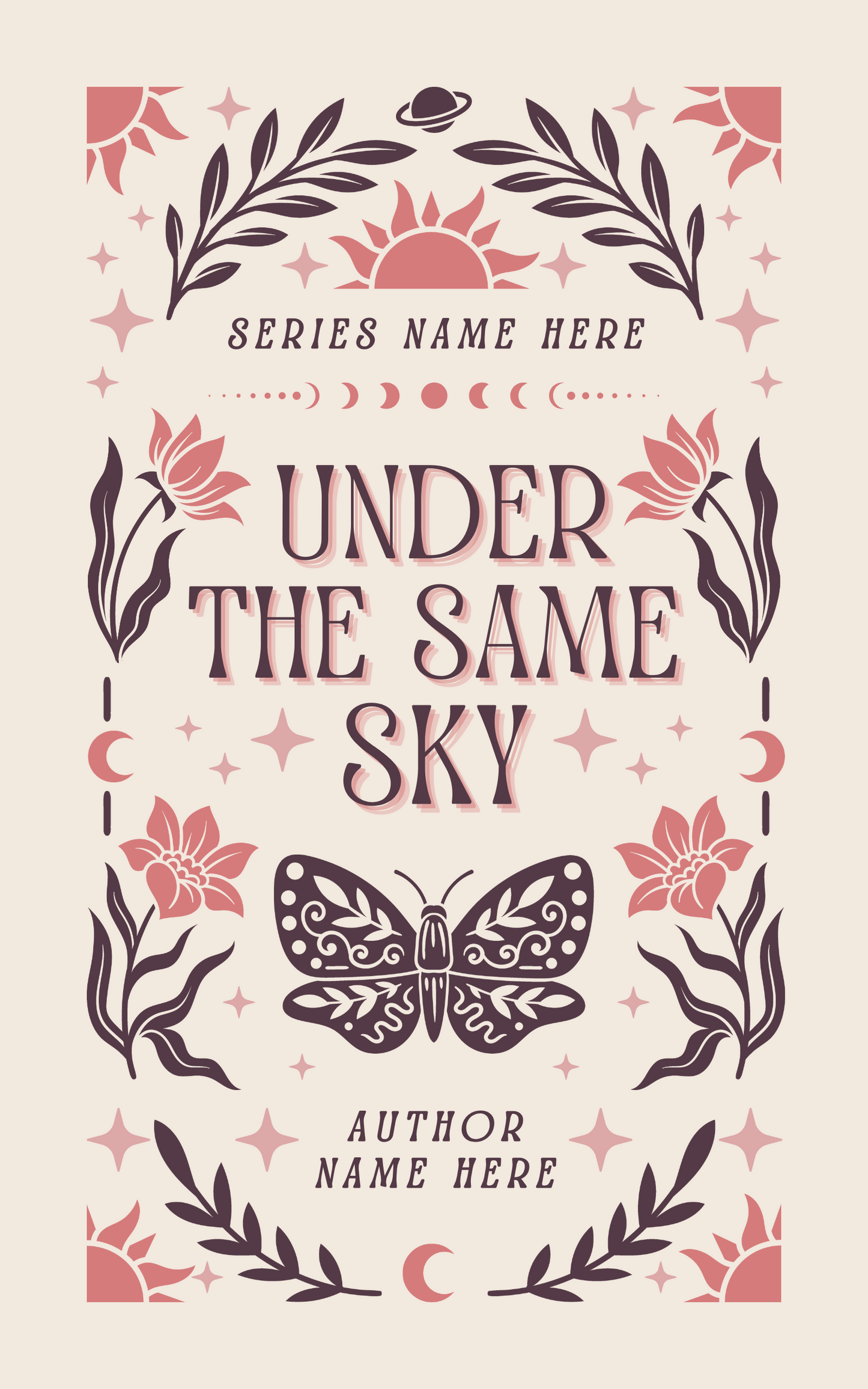 Under the Same Sky | Premade Book Cover - Inkwell & Ivy