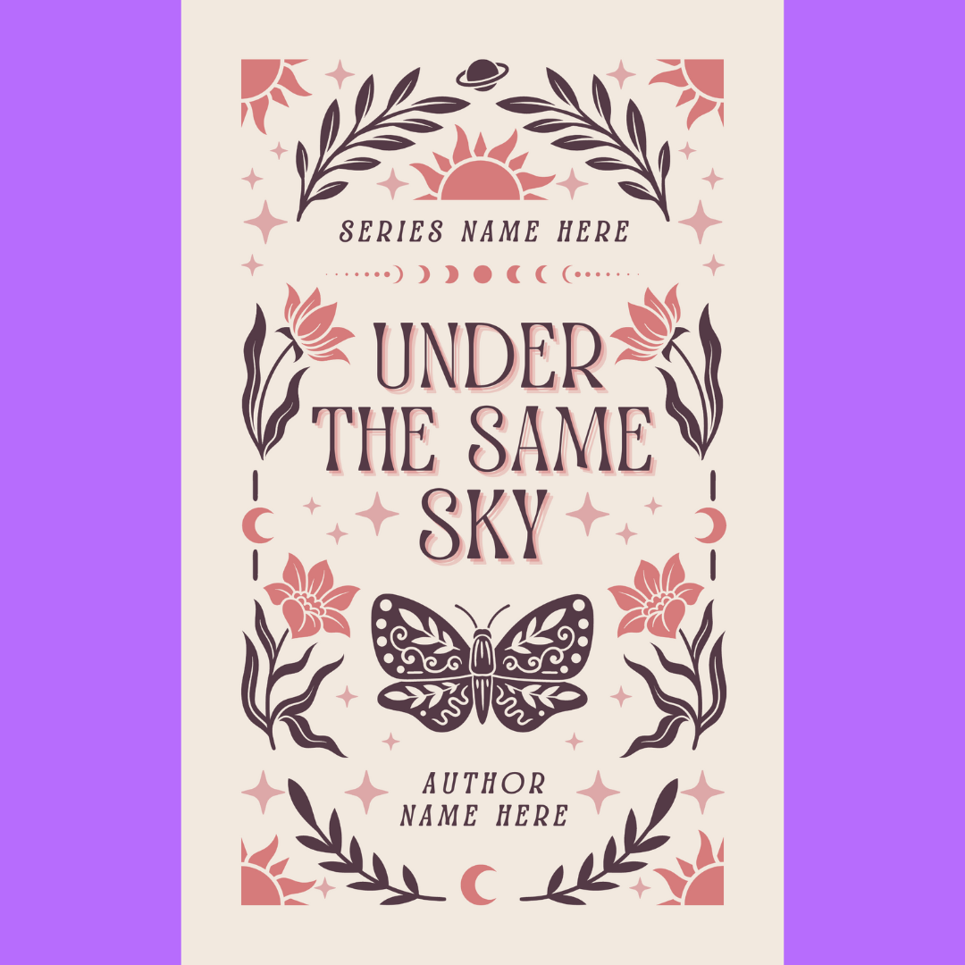 Under the Same Sky | Premade Book Cover - Inkwell & Ivy