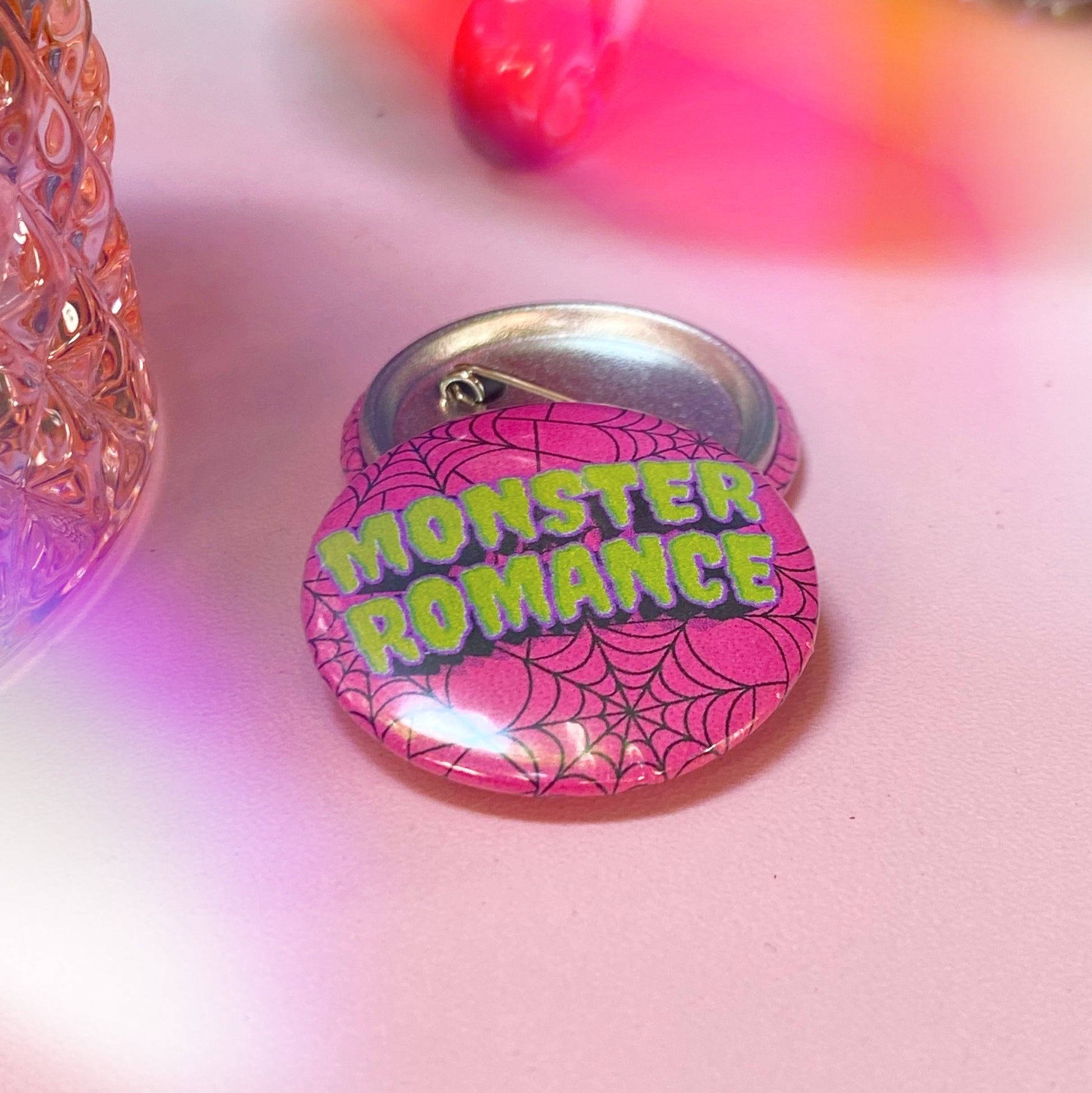 Monster Romance | Pin-Back Button - Inkwell & Ivy