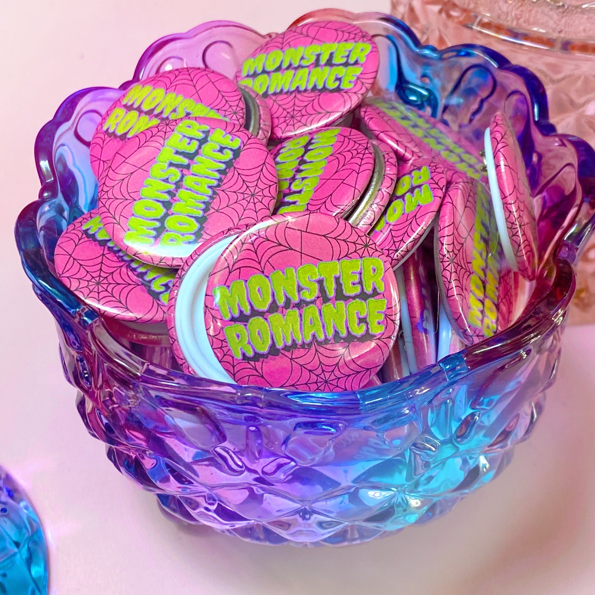 Monster Romance | Pin-Back Button - Inkwell & Ivy