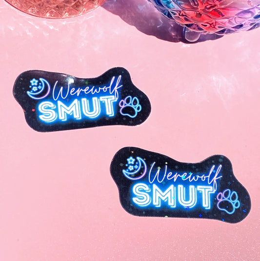 Werewolf Smut | Holographic Sticker - Inkwell & Ivy