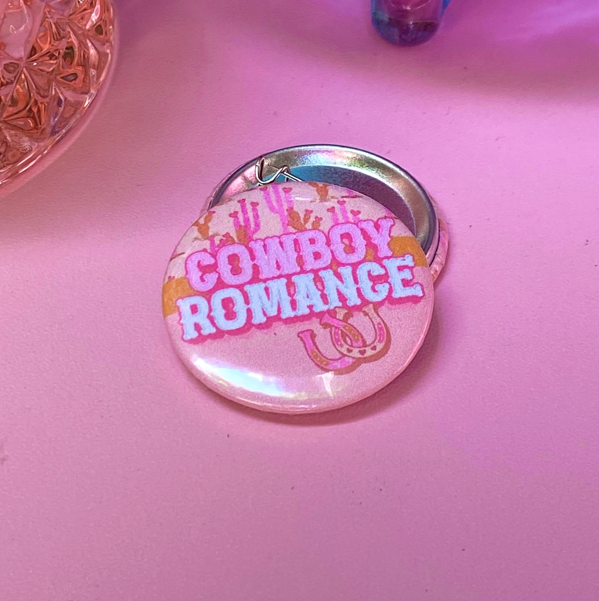 Cowboy Romance | Pin-Back Button - Inkwell & Ivy