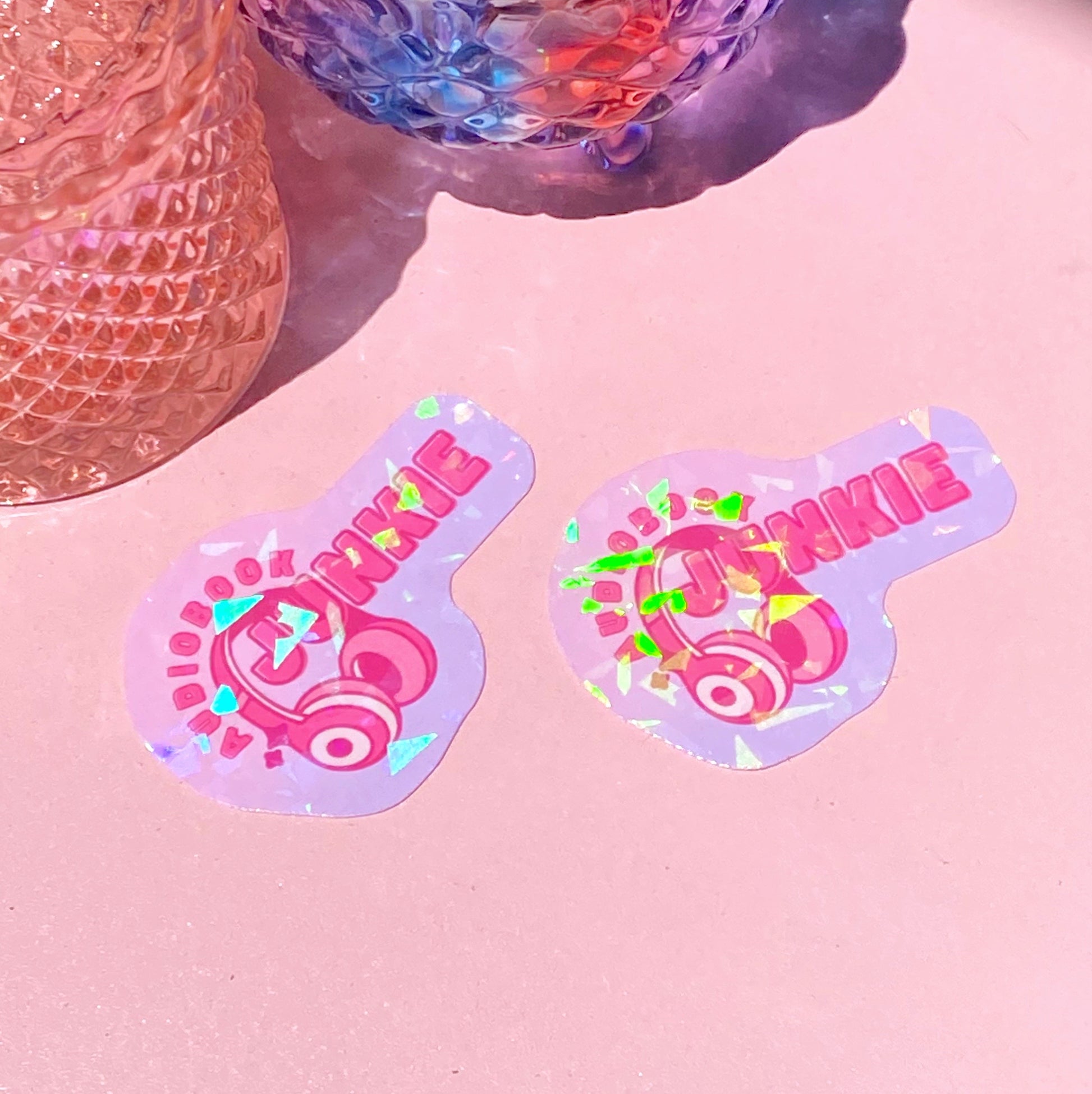 Audiobook | Holographic Sticker - Inkwell & Ivy