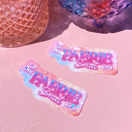 Faerie Smut | Holographic Sticker - Inkwell & Ivy