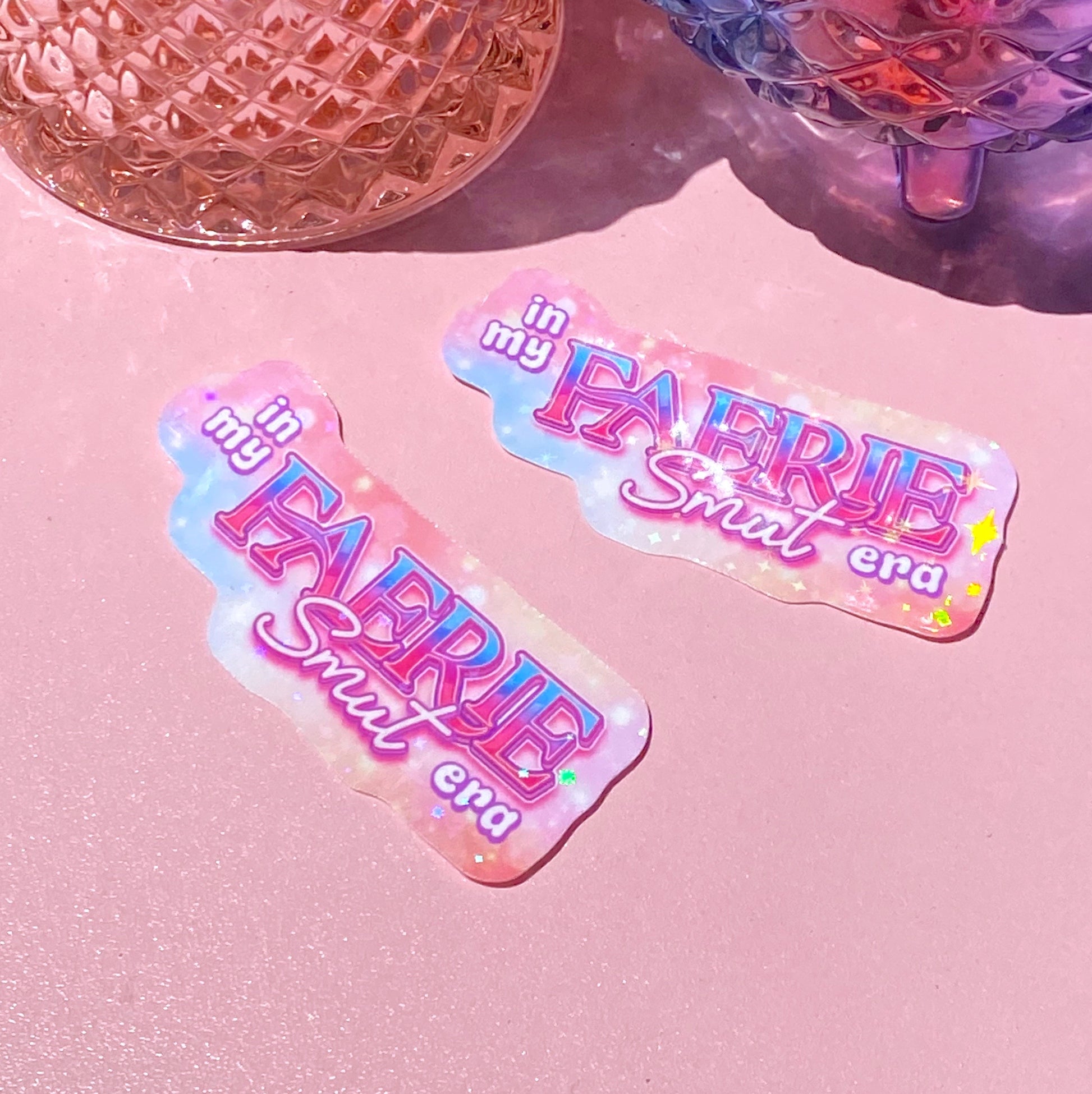 Faerie Smut | Holographic Sticker - Inkwell & Ivy