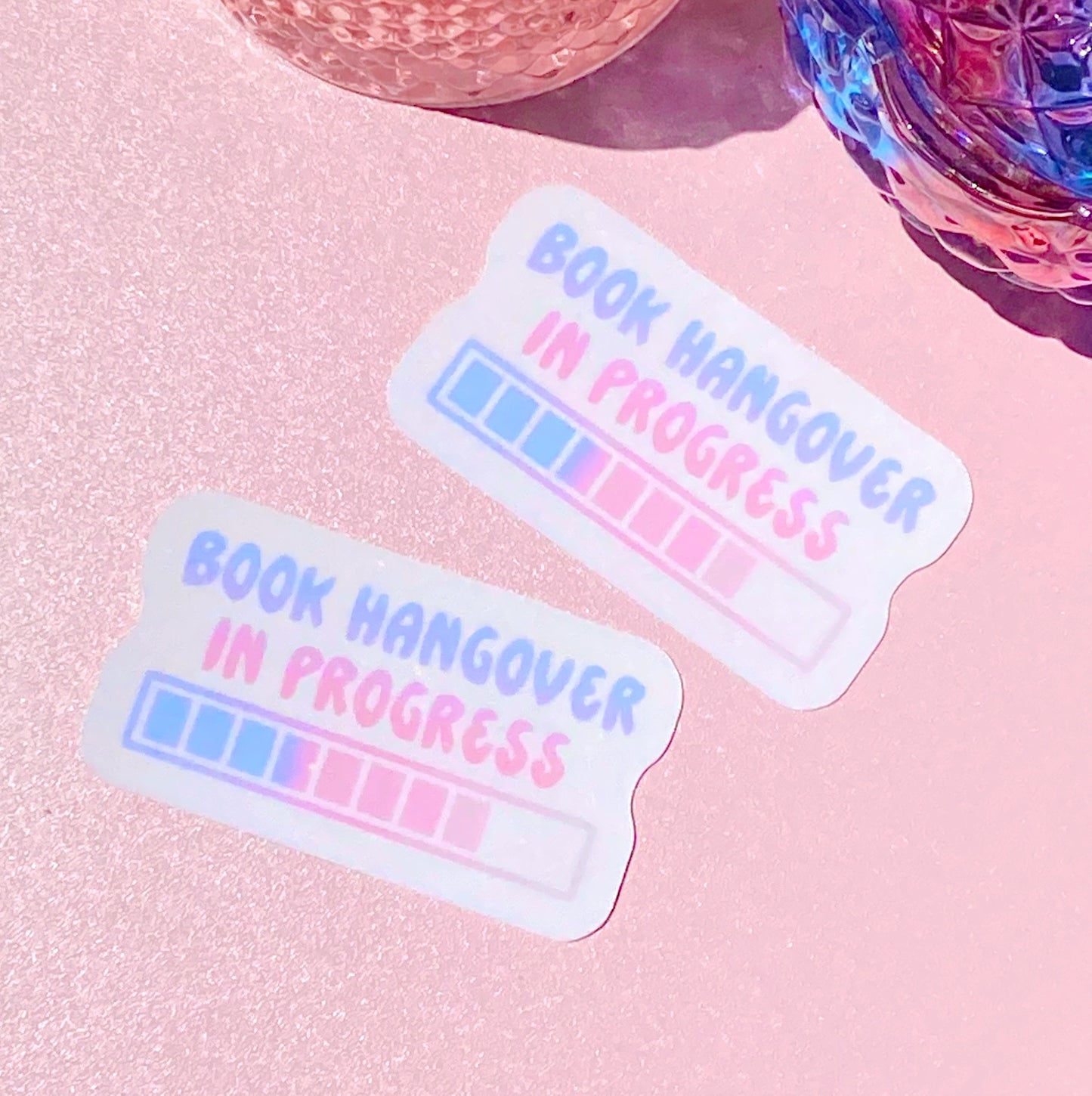 Book Hangover | Holographic Sticker - Inkwell & Ivy