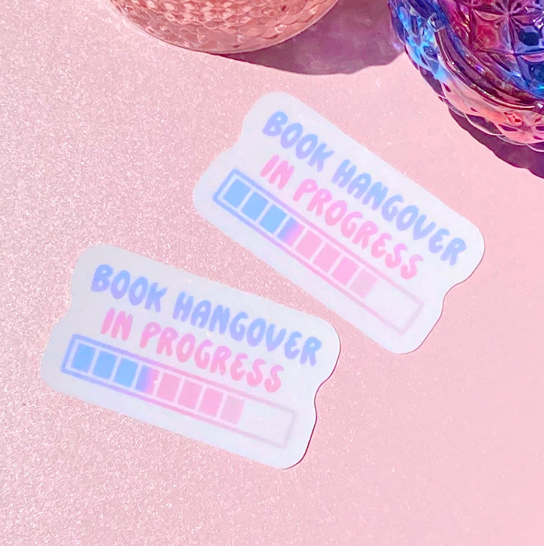 Book Hangover | Holographic Sticker - Inkwell & Ivy