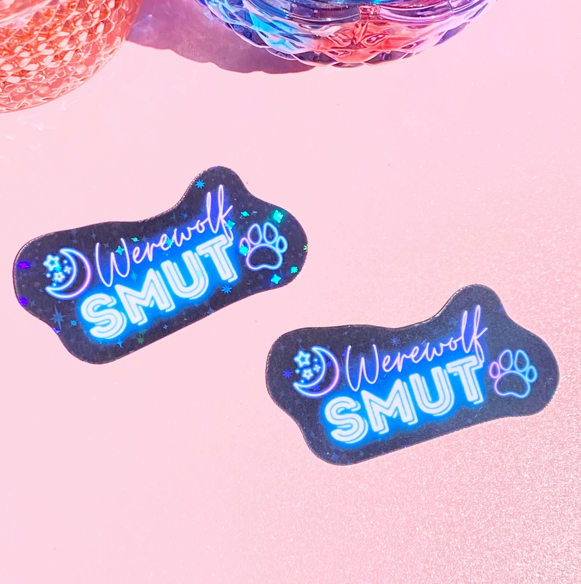 Werewolf Smut | Holographic Sticker - Inkwell & Ivy